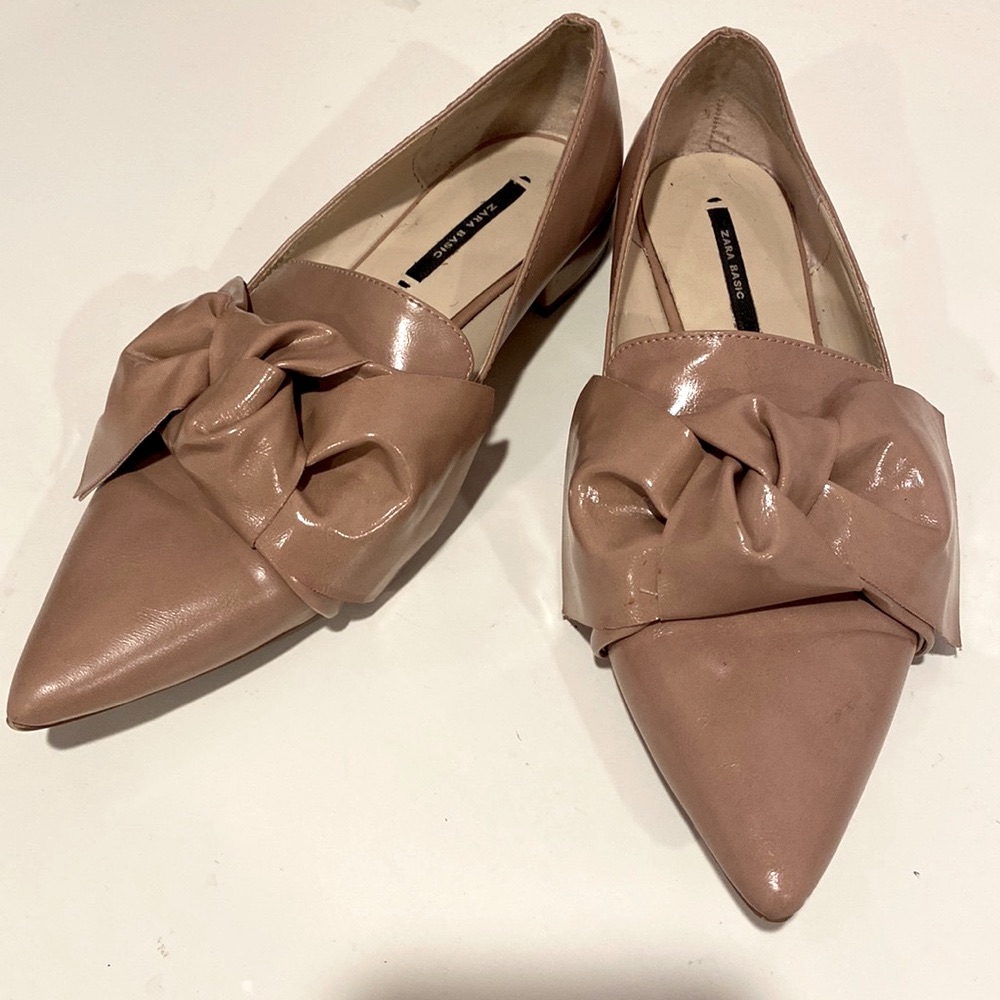 Zara Basic Bow Flats